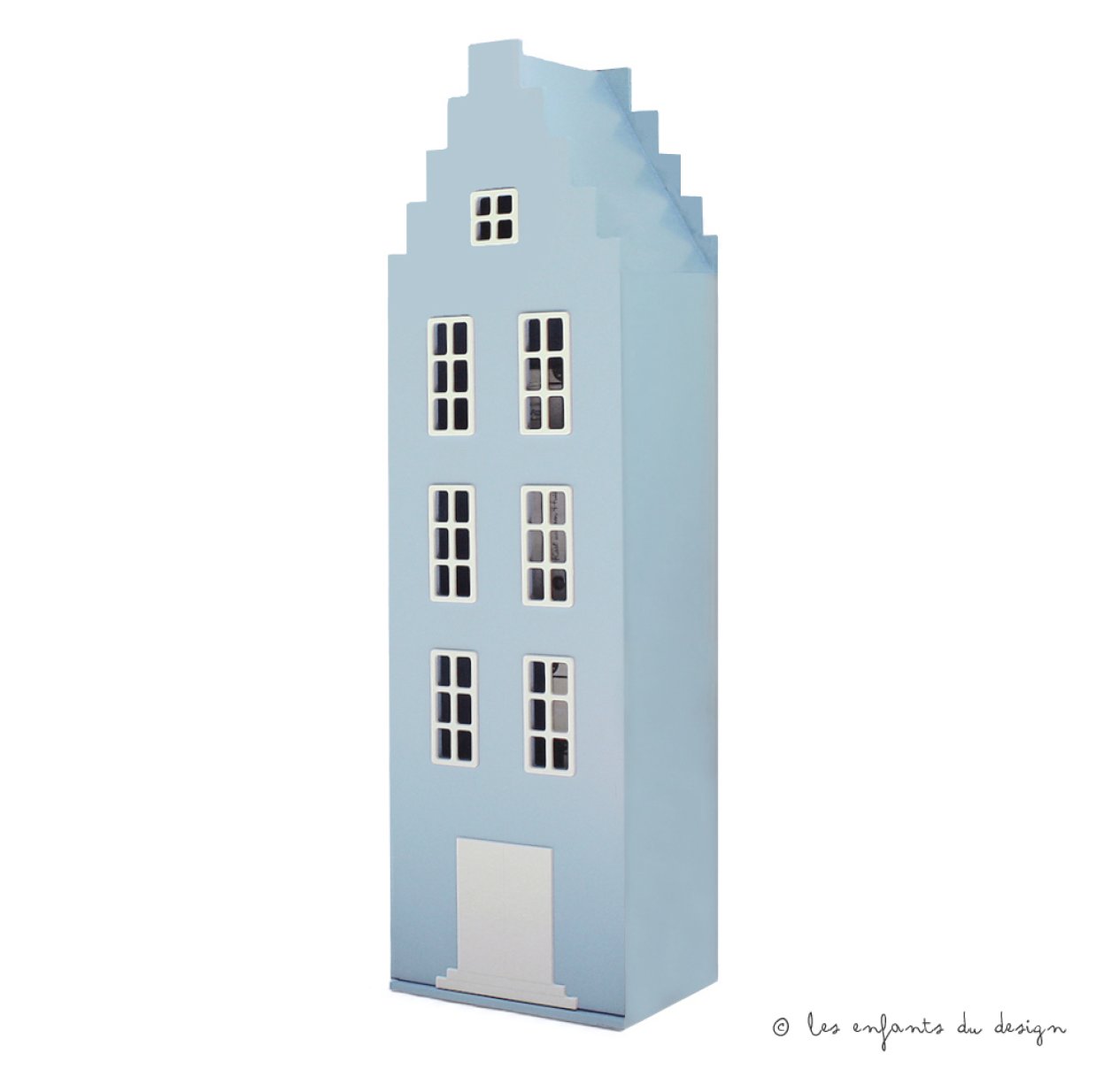 Armoire maison Amsterdam escalier - Bleu clair